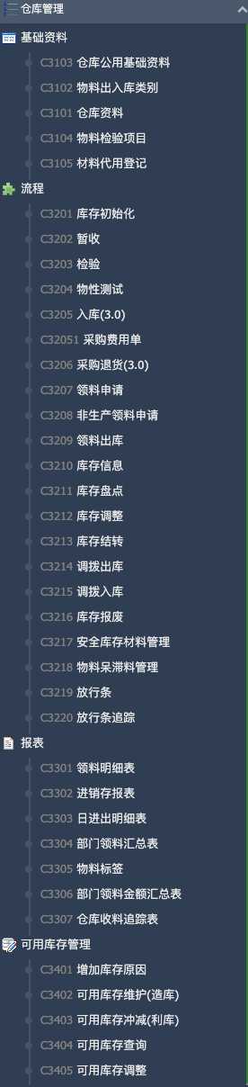 X-ERP倉庫管理